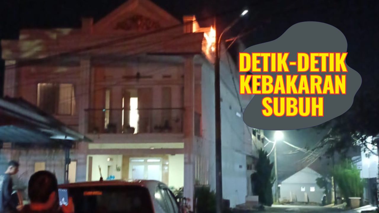 Subuh Mencekam di Bumikersanagara! Kebakaran Trafo PJU Saat Warga Sahur