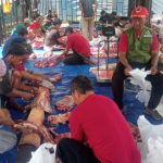 Pembagian Kurban di Tasikmalaya Berjalan Tertib dengan Pengawalan TNI
