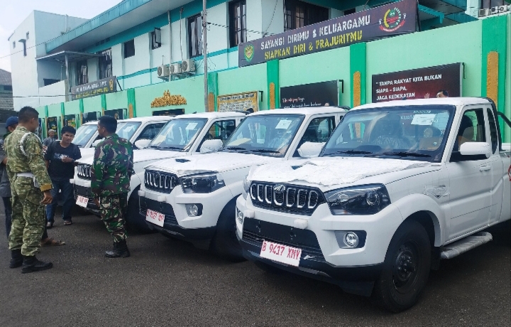 302 Koperasi Merah Putih Tasikmalaya Diperkuat Armada Logistik Desa