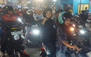 Ribuan Bobotoh Banjar Konvoi Rayakan Persib Juara
