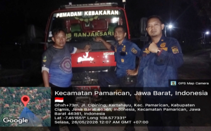 Rumah Buruh Tani di Ciamis Terbakar Tengah Malam, Kerugian Ditaksir Rp50 Juta