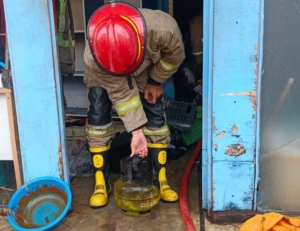 Kebakaran Tabung Gas Tasikmalaya Hanguskan Area Laundry