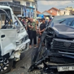 Pickup Hilang Kendali di Cikalang, Tiga Penumpang Terluka