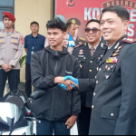 Polres Tasikmalaya Serahkan Kembali Motor Curian kepada Korban, Tanpa Biaya