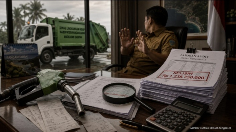 indikasi korupsi sampah pangandaran - berita pangandaran